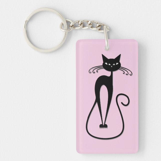 Whimsical Skinny Chat noir rose (Devant)