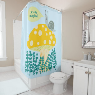 Whimsical Snail on Magical Mushroom CUSTOM