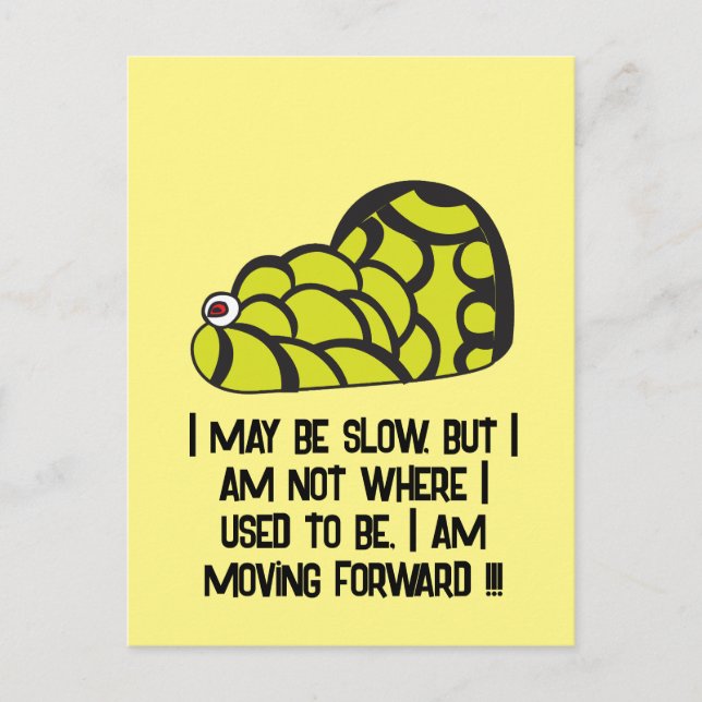 Whimsical Snail    Postcard (Front)