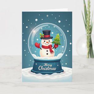 Whimsical Snow Globe Card