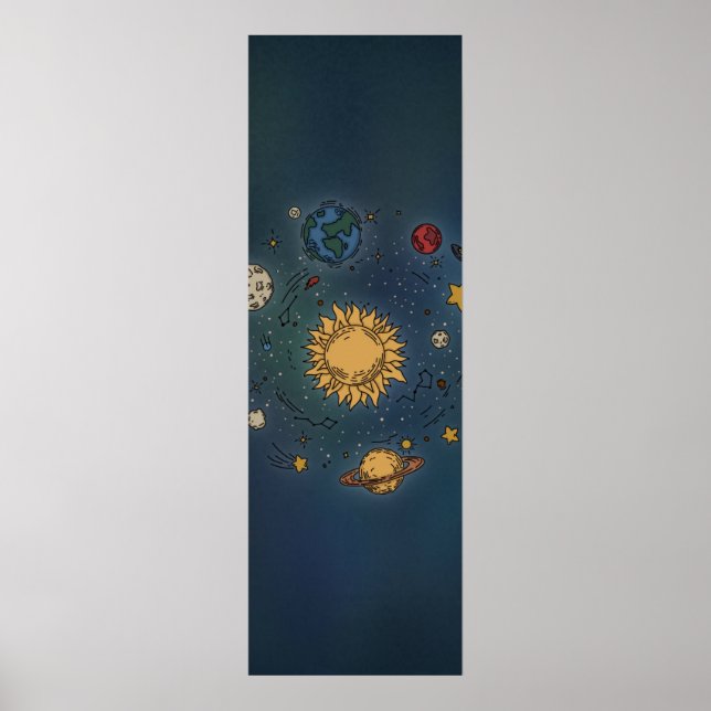 Whimsical Solar System ss Poster (Front)