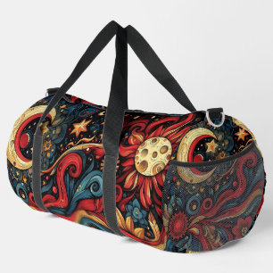 Whimsical Space Duffle Bag