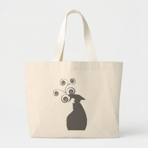Whimsical Spray Bottle Cleaning Organizing Large Tote Bag