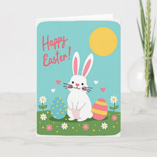 Whimsical Spring Bunny Card