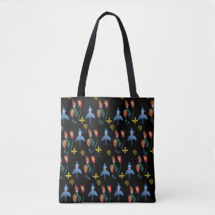 Whimsical Spring Mod Tote Bag