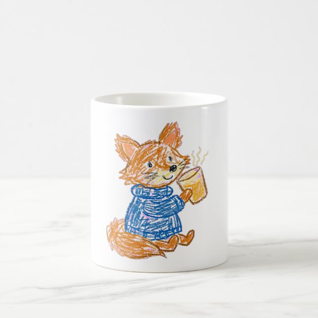 Whimsical Squirrel Drink Mug (Center)