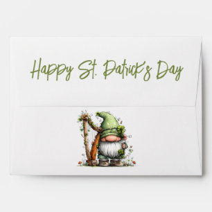 Whimsical St. Patrick’s Day Gnome Envelope