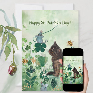 Whimsical St. Patrick's Day Holiday Card