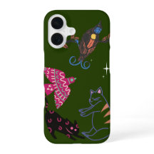Whimsical Starry Night Forest Animals Phone Case -