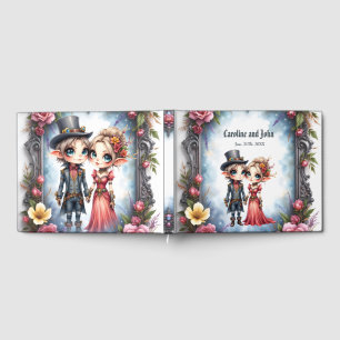 Whimsical Steampunk Elf Wedding Guest Book