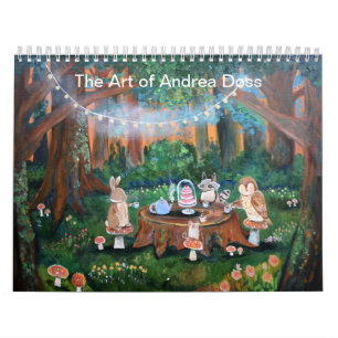 Whimsical Storybook Art Calendar by Andrea Doss