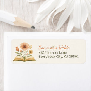Whimsical Storybook Wildflower Chic Return Address