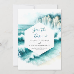 Whimsical Stylish Nautical Wedding Save The Date