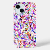 Whimsical Summer Colours Paint Splatter Art Patter