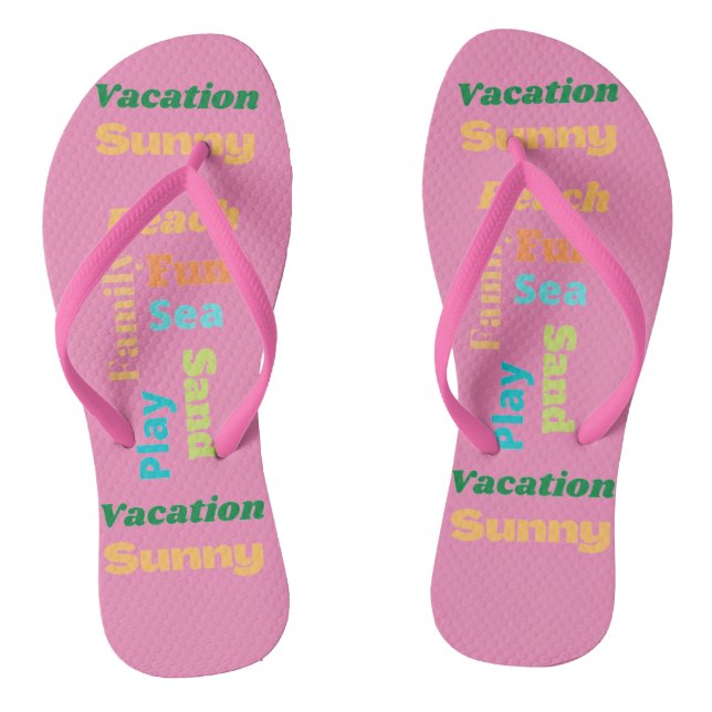 whimsical summer fun  flip flops (Footbed)
