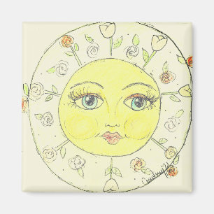 Whimsical Sun - CBS Sunday Morning Magnet