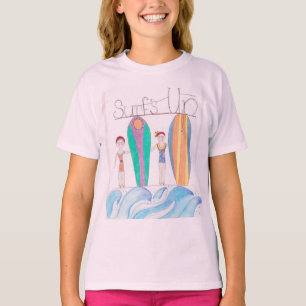 Whimsical Surfs Up Tee for kids