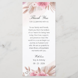 Whimsical Tabletop Welcome Dinner Appreciation Program