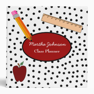 Whimsical Teacher's Class Planner Binder