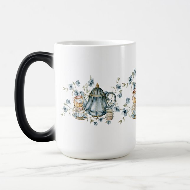 Whimsical Teacup for Cozy Tea & Coffee Lovers Magic Mug (Left)