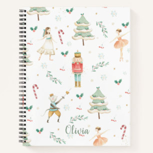 Whimsical The Nutcracker Christmas Birthday Favour Notebook