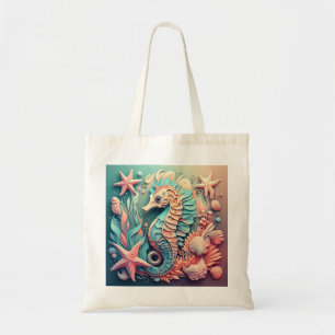 " WHIMSICAL TIDES " TOTE BAG