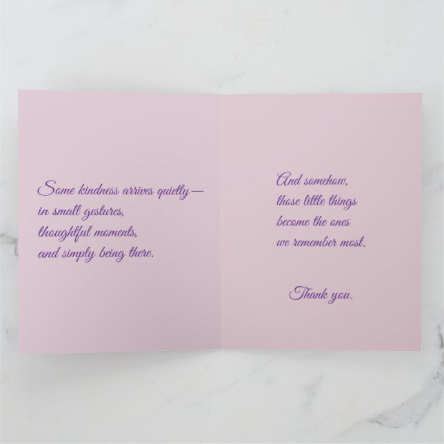 Whimsical Tissue Paper Card (Inside)