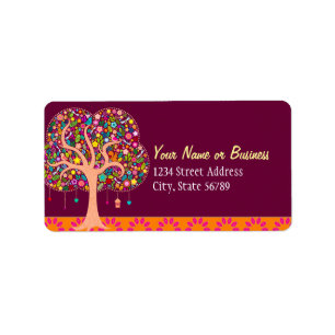 Whimsical Tree - Custom Address Labels