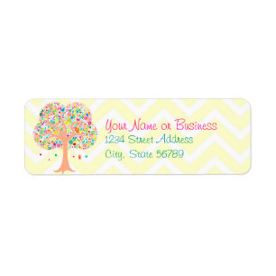Whimsical Tree - Custom Return Address Labels