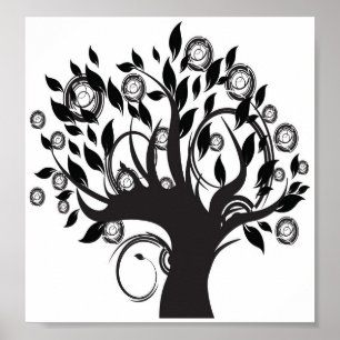 Whimsical Tree Poster
