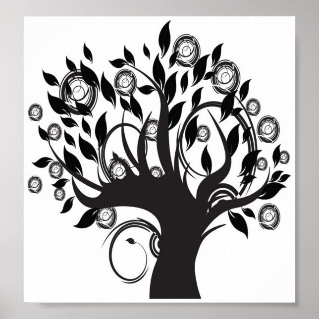 Whimsical Tree Poster (Front)