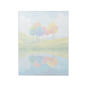 Whimsical Trees - 11" x 8.5" Notepad