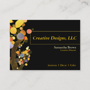 Whimsical Trees Designer Business Card