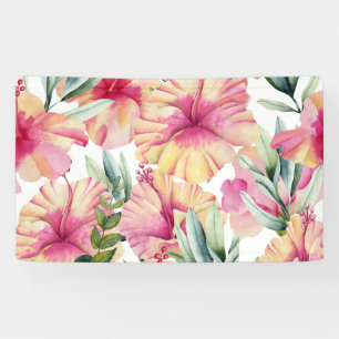 Whimsical Tropical Art Banner