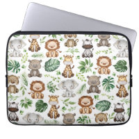 Whimsical Tropical Jungle Safari Wild Animals