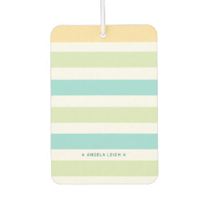 Whimsical Tropics Cabana Stripes Air Freshener