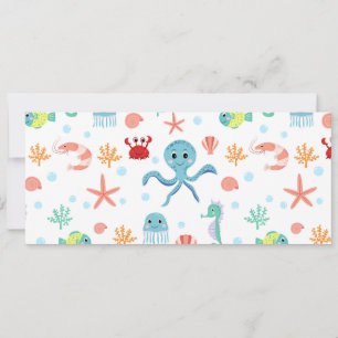 Whimsical Underwater Sea Creatures Announcement