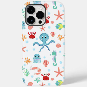 Whimsical Underwater Sea Creatures Case-Mate iPhone 14 Pro Max Case