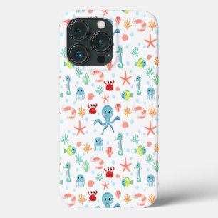 Whimsical Underwater Sea Creatures iPhone 13 Pro Case