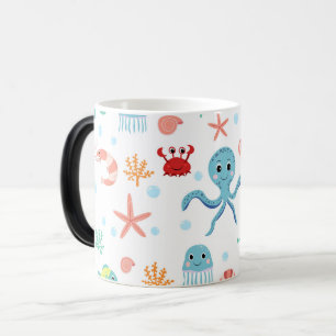 Whimsical Underwater Sea Creatures Magic Mug
