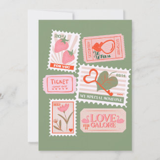 Whimsical valentine's day cards