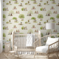 Whimsical Vintage Animals Picnic Child Room