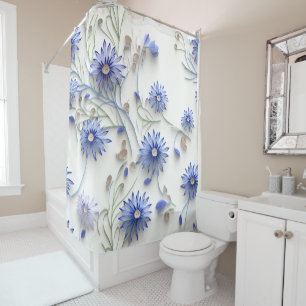Whimsical Watercolor Elegant Cornflower Cute