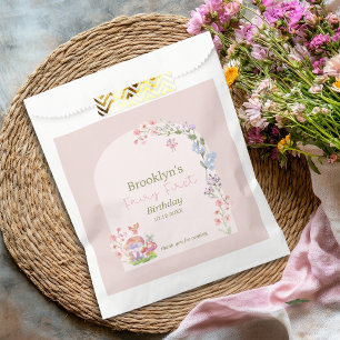 Whimsical Watercolor Fairy Enchanted Forest Favour Bag