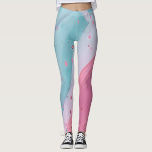 Whimsical Watercolor Wildflower Pattern Women's Le Leggings