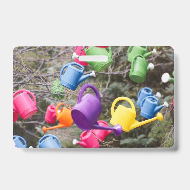 Whimsical Watering Cans  Badge (Front)