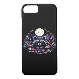 Whimsical Whimsigoth Raccoon Under Moonlight Vinta Case-Mate iPhone Case