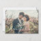 Whimsical White Script Photo Custom Save the Date
