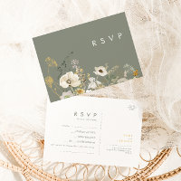 Whimsical Wildflower | Sage Song Request RSVP Card