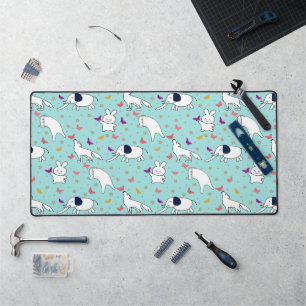 Whimsical Wildlife Wonderland Desk Mat